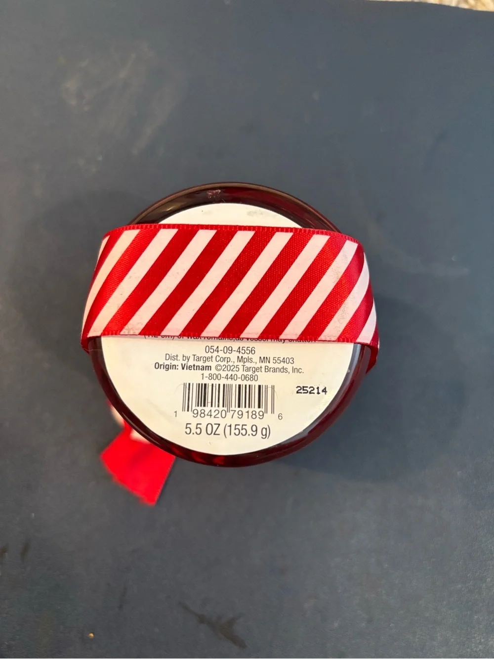 Threshold Holiday Hearth Scented Candle - Red